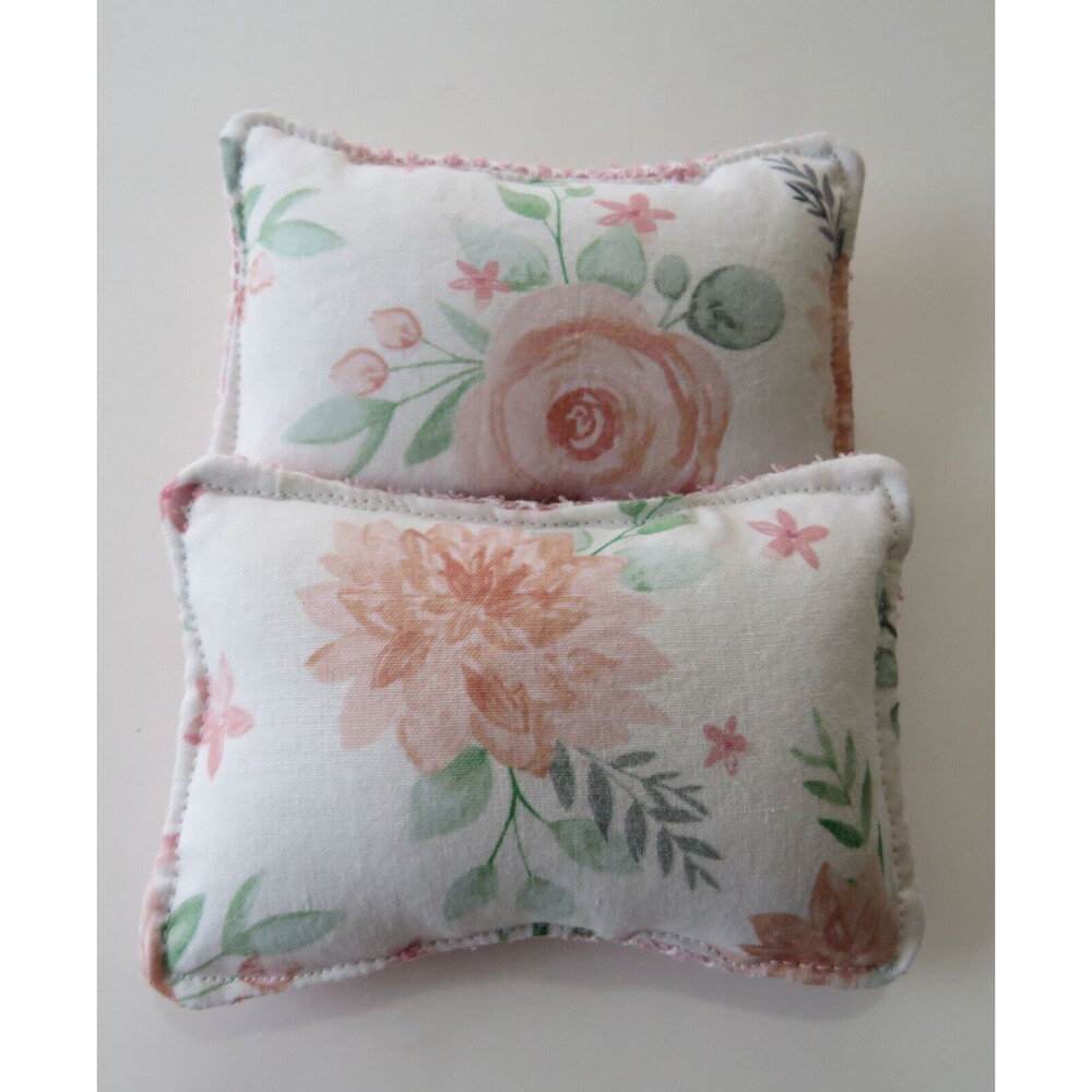Reusable Sponge Pink Floral Dish Scrubby Set of 2